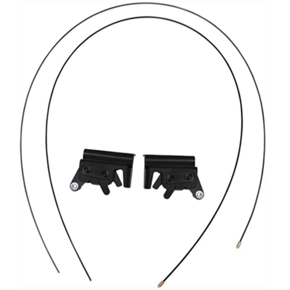 2pcs Rear Door Rotary Latches with Cables(36" long) For LEER 100XL, XR, XQ, 180XL