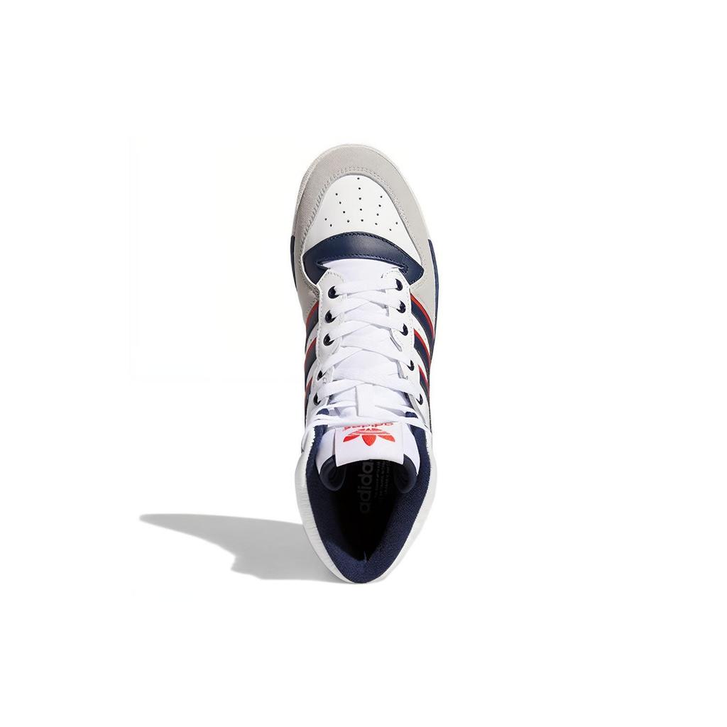 Adidas Originals Rivalry High Unisex White Gray Blue Red FV4921