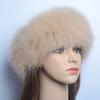 Fashion Lady Real Fox Fur Scarf Girls Warm Soft Knit Good Elastic Real Fox Fur Headband Brand Genuine Fox Fur Ring Scarves