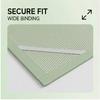 Summer Cooling Ice Vine Bed Mat, Foldable Soft Fabric, for Bedroom, Single Bed, with Pillowcases