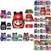 Mario-Themen-Cartoon-Schulranzen für Schüler Oxford-Stoffmaterial Wasserabweisend und Langlebig Mehrere Stile Verfügbar