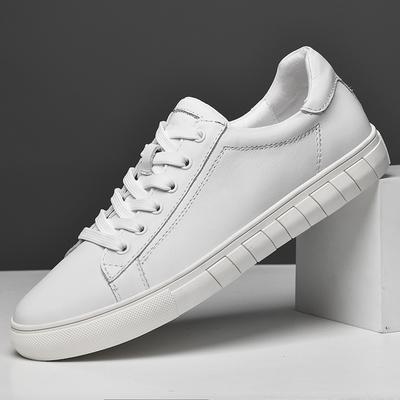 ModaLuksusowe Casualowe Sneakersy Płaskie Białe Buty Wysokiej Jakości Buty Męskie Obuwie do Chodzenia na Zewnątrz Dla Mężczyzn Nowy Trend Męskie Białe Sneakersy