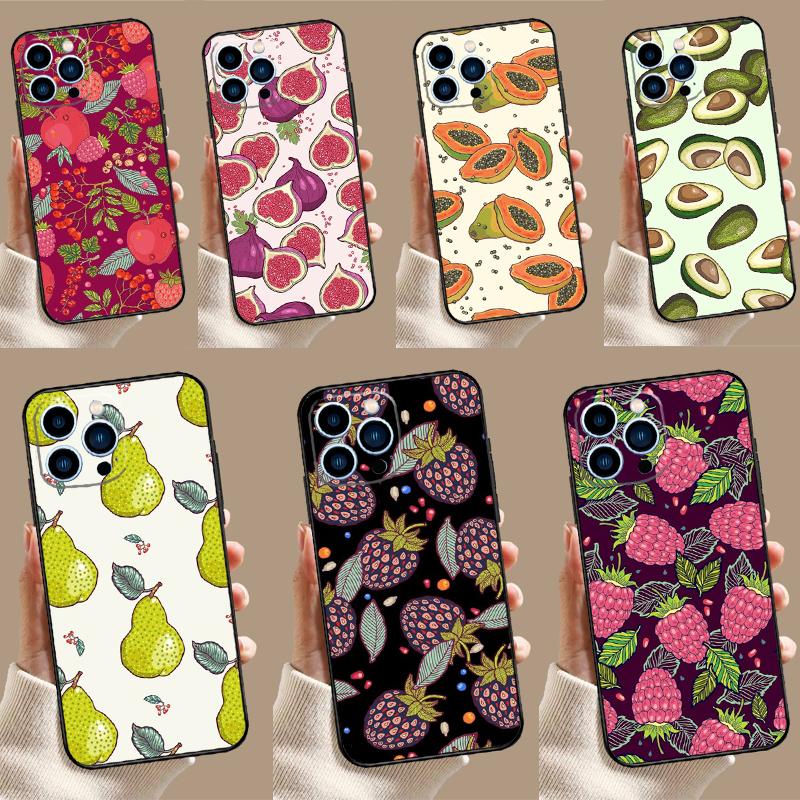 Avocado Pear Papaya Pomegranate Case For ZTE Nubia Red Magic 11 Pro 9 8 8S 9S 10S 10 Pro Plus 6R 6 7 6S 7S Pro 10 Air Cover