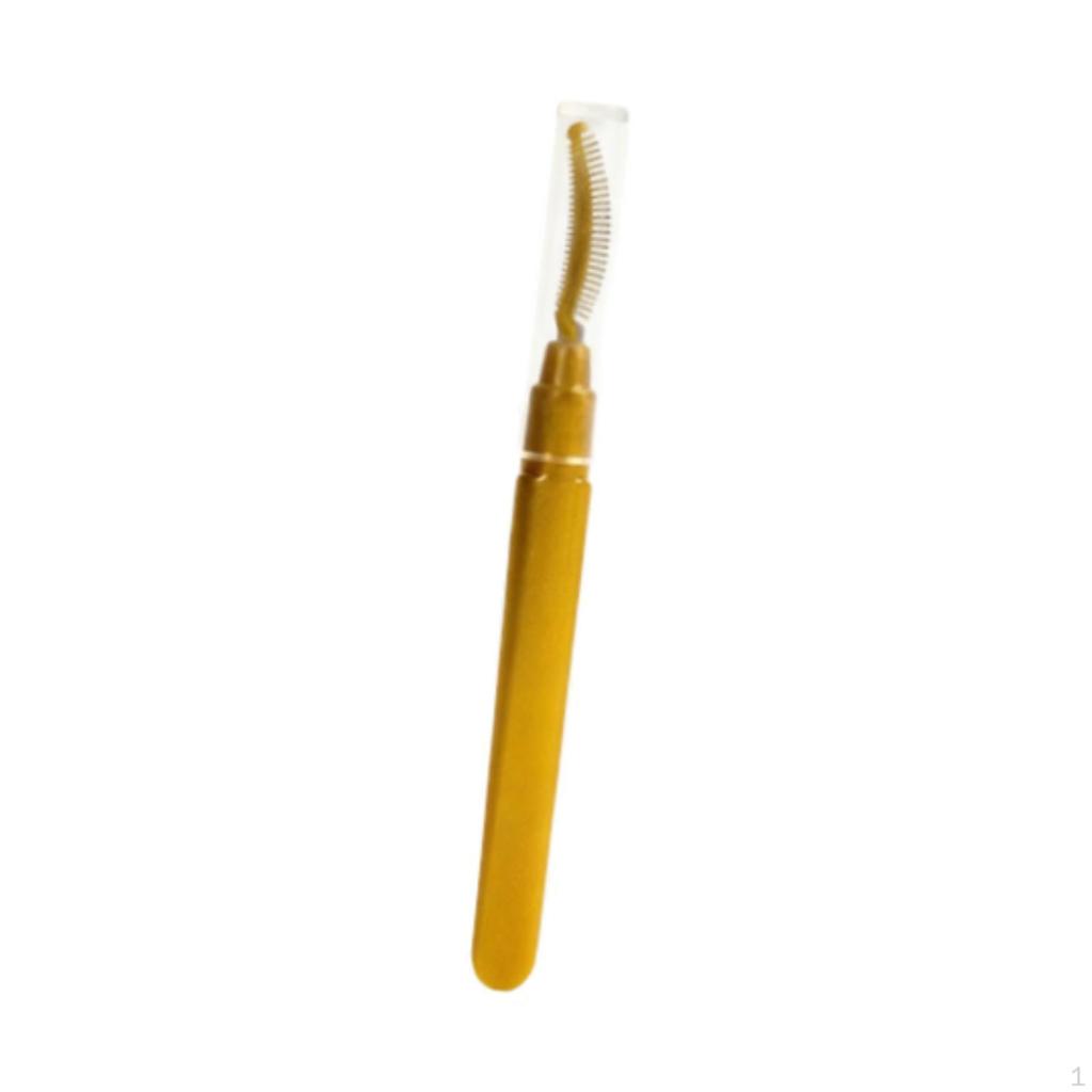 Eyelash Brush with Dust Cap, Eyebrow Brush, Curler, Mascara Lash Separator