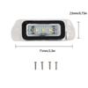 2pcs Error Free LED License Plate Light A2518200166 For Mercedes GL ML R Class X164 W164 W251 Xenon White
