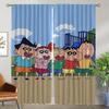 Kitchen Curtains for Camera Crayon Modern Living Room Curtains 2 Pieces Halloween Decoration Blackout Curtain Shades Partition
