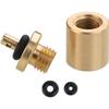5Pcs Outdoor Gas Refill Adapter Tips Inflation Valve Nozzle Connector,Fill Butane Tank Gas Refill Adapter, Cartridge Refilling