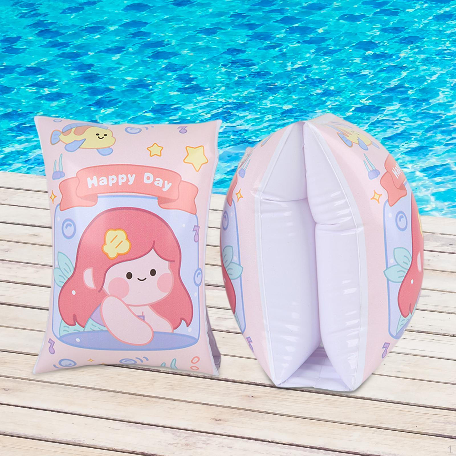 Swimming Armbands Swim Training Aid Summer Equipment Arm Bands Style D