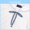 Elegant Pure Color Jk Collar Bow Tie With Satin Ribbon For Graduation Photos And Uniforms
