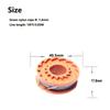 2Pcs Nylon Rope Spool for Spear and Jackson/Mac Allister/Qualcast/Worx Lawn Mower Part