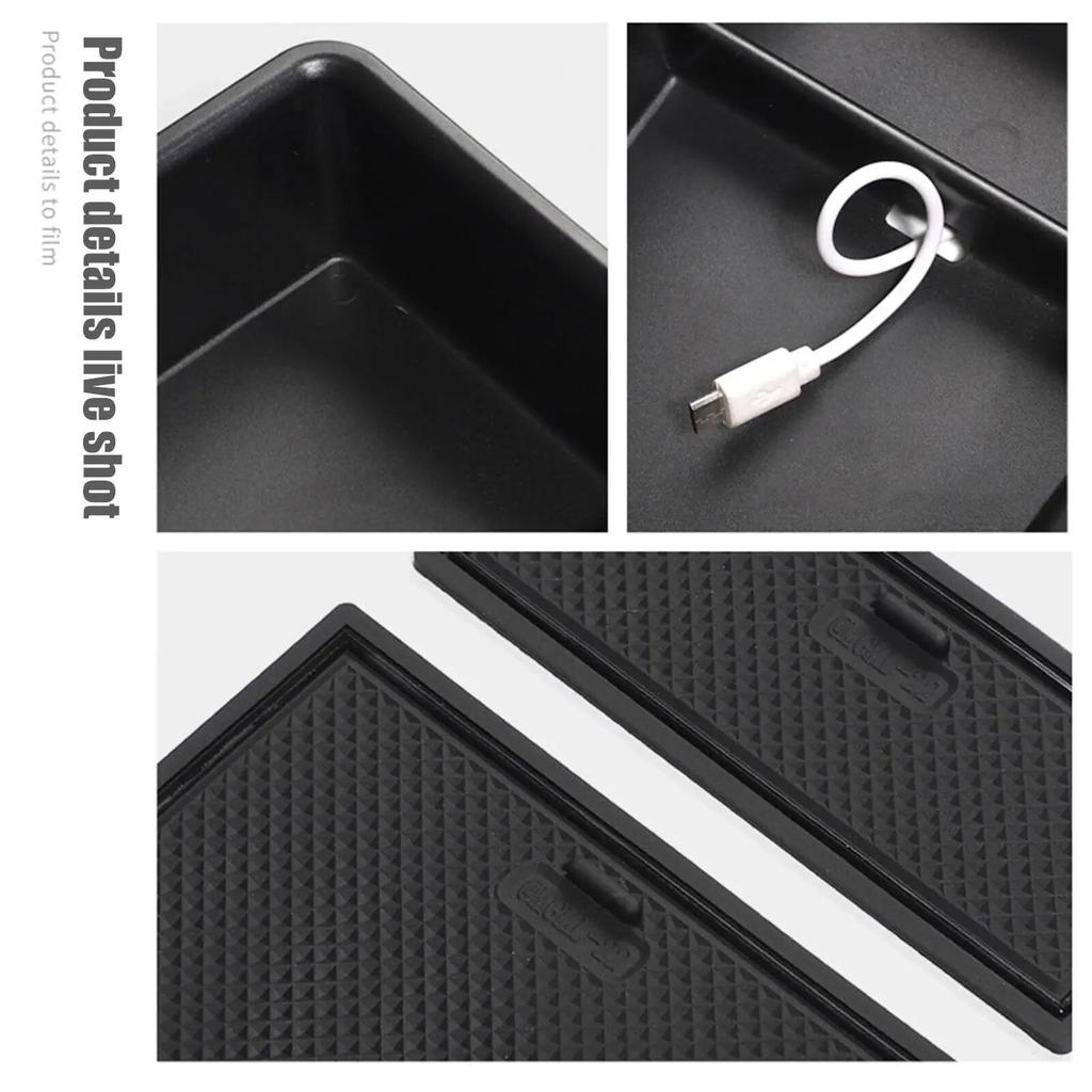 Car Central Armrest Storage Box For MG 4 MG4 EV EH32 MuLan 2022 2023 2024 Center Console Organizer Containers Tray Accessories