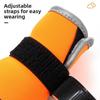 Pet outdoor protective shoes do not fall off the heel, waterproof, non-slip and anti-dirty winter warm soft-soled dog shoes