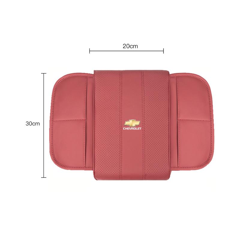 PU-Leder Auto-Armlehnenmatte Mittelkonsole Erhöhungspad Für Chevrolet Sonic Silverado Z71 Aveo Trailblazer Bolt Spark Tahoe