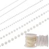 Multifunctional 5m Pearl Bead String 4/5/6/8/10mm Round Imitation Pearls Chain Fishing Line Pearl Garland Decor Party Decoration