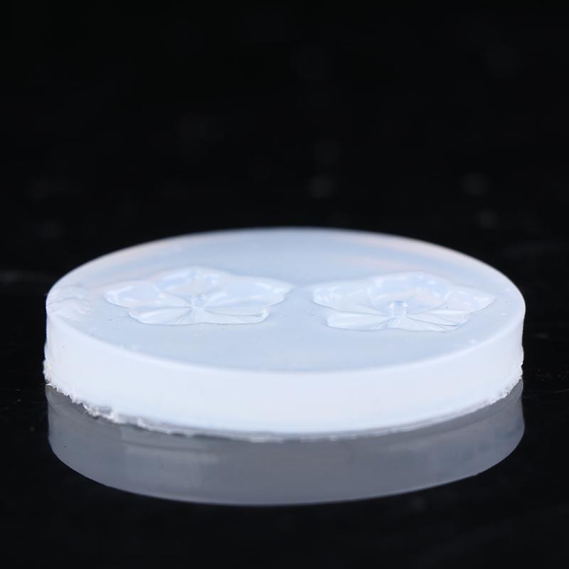 1Pc Mirror Diy  Epoxy Mold Uv Flower Handmade Pendant Hairpin Decoration