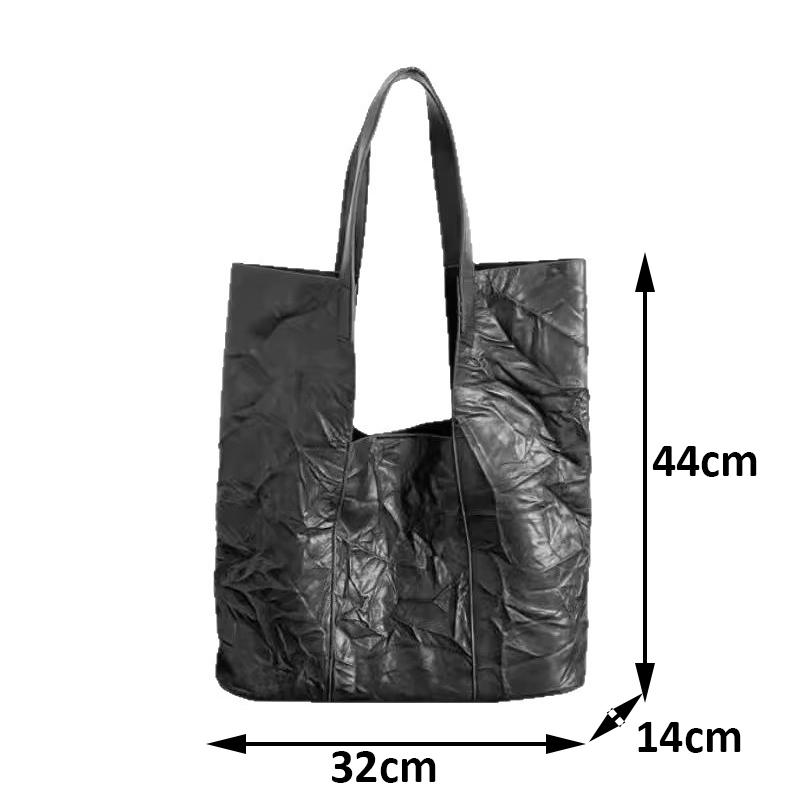 Women's Winter Tote Bag Vintage Fashion Large Capacity Premium Underarm Bag Niche Design Bucket Handbags