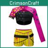 Costume Cosplay Dead By Daylight Pour Mina Cosplayeuse Fête d'Halloween Avec Tissu Polyester Pour Adultes