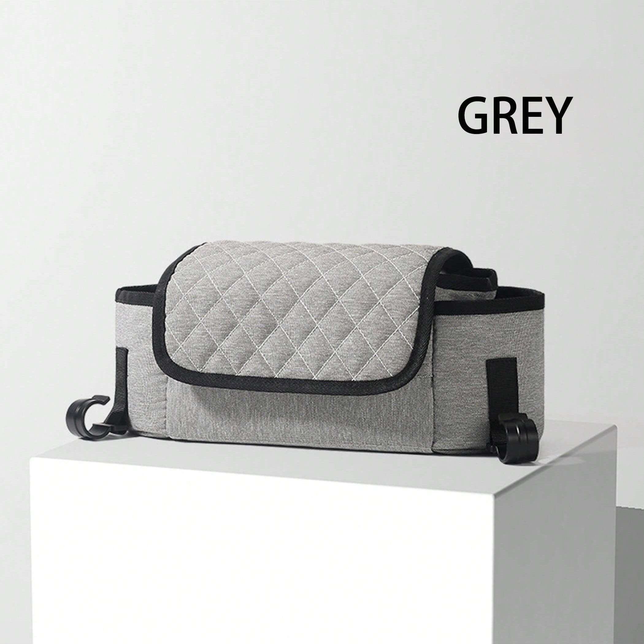 

Багатофункціональна підвісна сумка для коляски, аксесуар для сумки для мами, сумка для зберігання дитячих колясок 35*14*12cm сірий