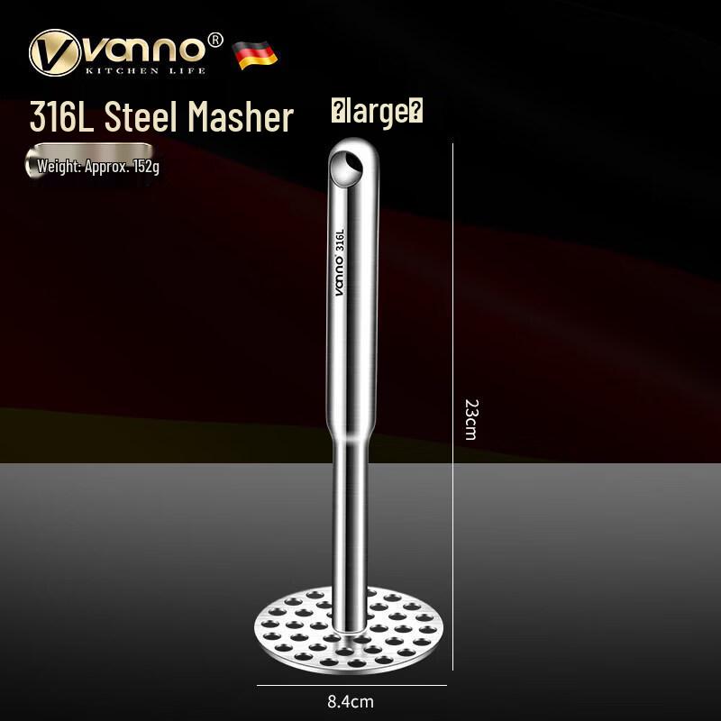 316L Stainless Steel Potato Masher