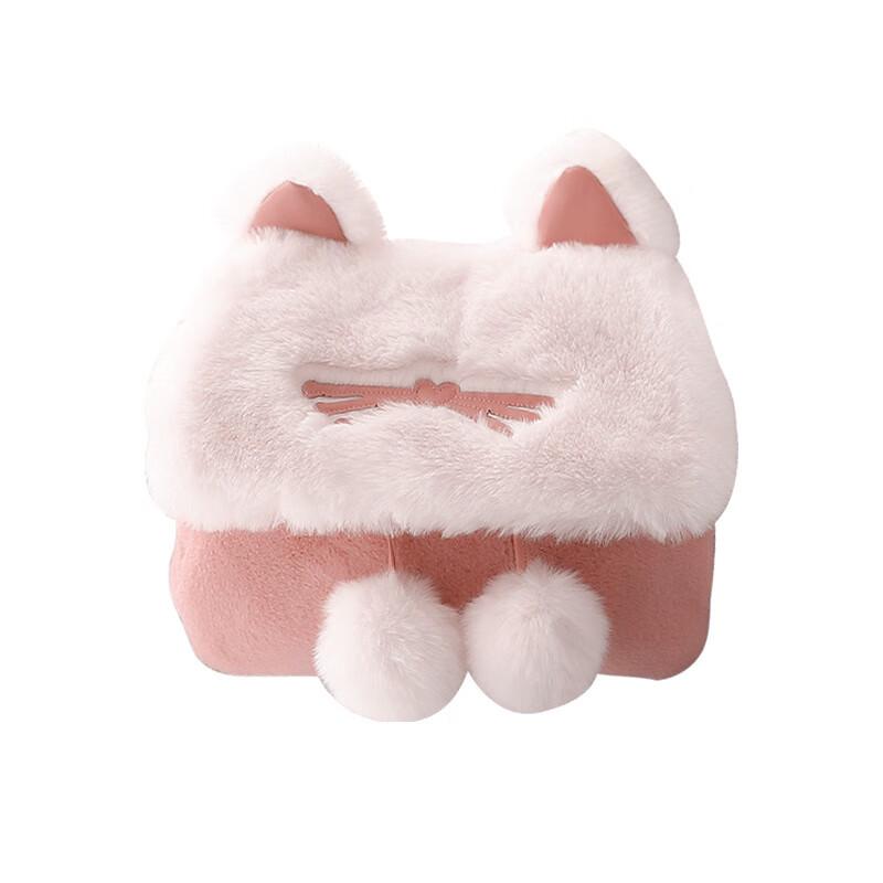 Cute Rechargeable Cat Ear Plush Hot Water Bottle