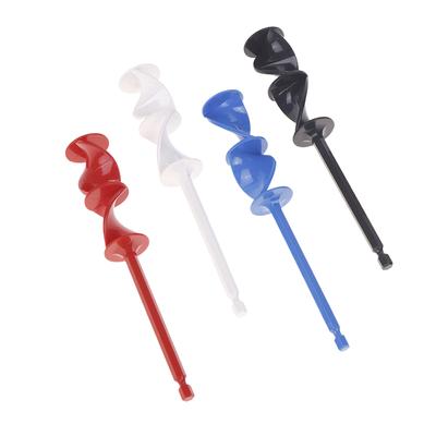1Pc Paint Stirring Rod Epoxy Mixing Stick Helix Design Paint Mixer Drill Attachment Resin Mixer Chuck For Epoxy Latex Oil Paint