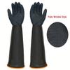 Durable Industrial Acid & Alkali Resistant Latex Gloves - Anti-Corrosion, Chemical & Wear Resistant, Thickened & Lengthened