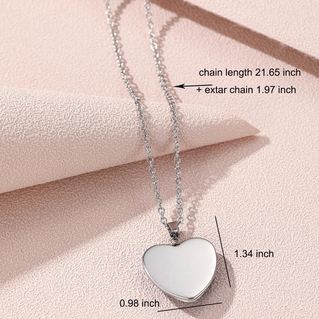 BTS Heart Necklace, Kpop Bangtan Boys 3D Cartoon Character Pendant, ARMY Fans Jewelry Gift