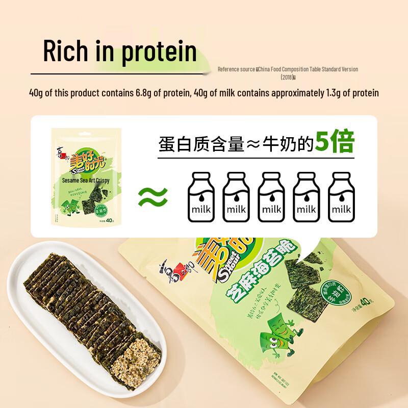 Mei Hao Shi Guang Sesame Seaweed Crisps