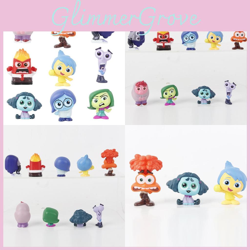Adorable Inside Out Miniature Figurines Collection Pvc Brain Teasers Toys Models