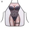 Funny Sexy Apron Kitchen Digital Printed Cooking Barbecue Dinner BBQ Uniform