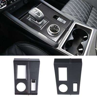 ABS Carbon Fiber Car Center Console Gear Shift Panel Cover Trim Sticker For Mitsubishi Outlander -2025 Interior Accessories