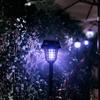 Waterproof Insect Lawn Light Solar Powered Solar Bug Zapper Mosquito Trap Lamps  Outdoor