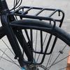 Bicycle Luggage Carrier Cycling Cargo Rear Rack Luggage Touring Carrier Racks Easy-to-Install Front Pannier Rack Stand Footstock
