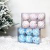 6Pcs Colorful Foam Christmas Balls Reusable Macaron Color Hanging Balls  Party