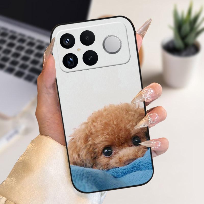 Etui do POCO F8 Ultra Modne Odporne na Wstrząsy Pokrowiec na Telefon Silikonowe Miękkie Zderzak TPU Dla Xiaomi POCO F8Ultra Powłoka Fundas Kreskówka Capa