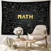 Arazzo da parete con formula matematica, arte astratta, stile hippie, minimalista, moderno, per dormitori, decorazioni per la casa