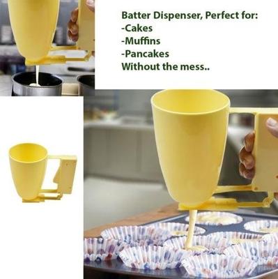 Dispensador de Masa para Mezcla de Pastel para Hornear Cupcakes, Panqueques, Muffins, Jarra de Liberación Rápida