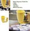 Cake Mix Batter Dispenser for Cupcake Pancake Muffin Baking Quick Release Jug
