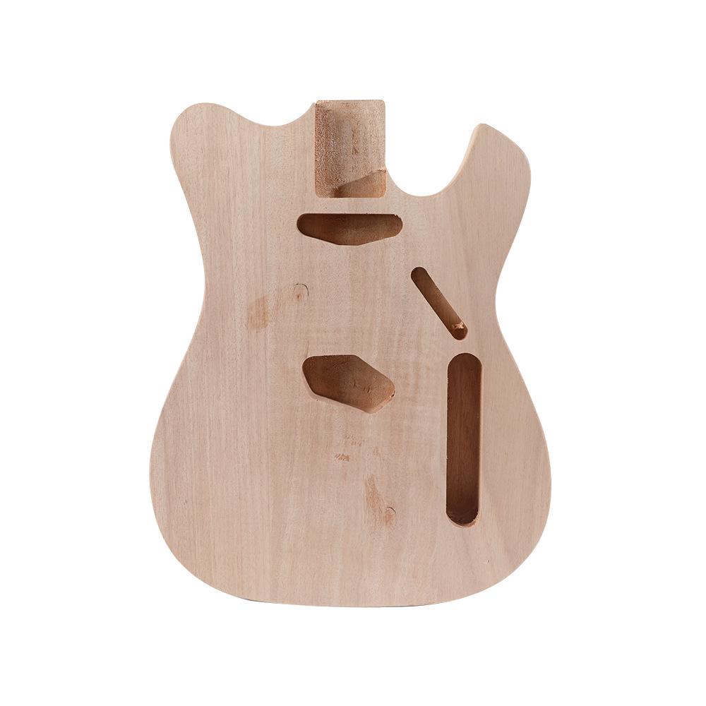 DIY Electric Guitar Kit: Semi-finished Rock Musical Instrument with Body and Neck.