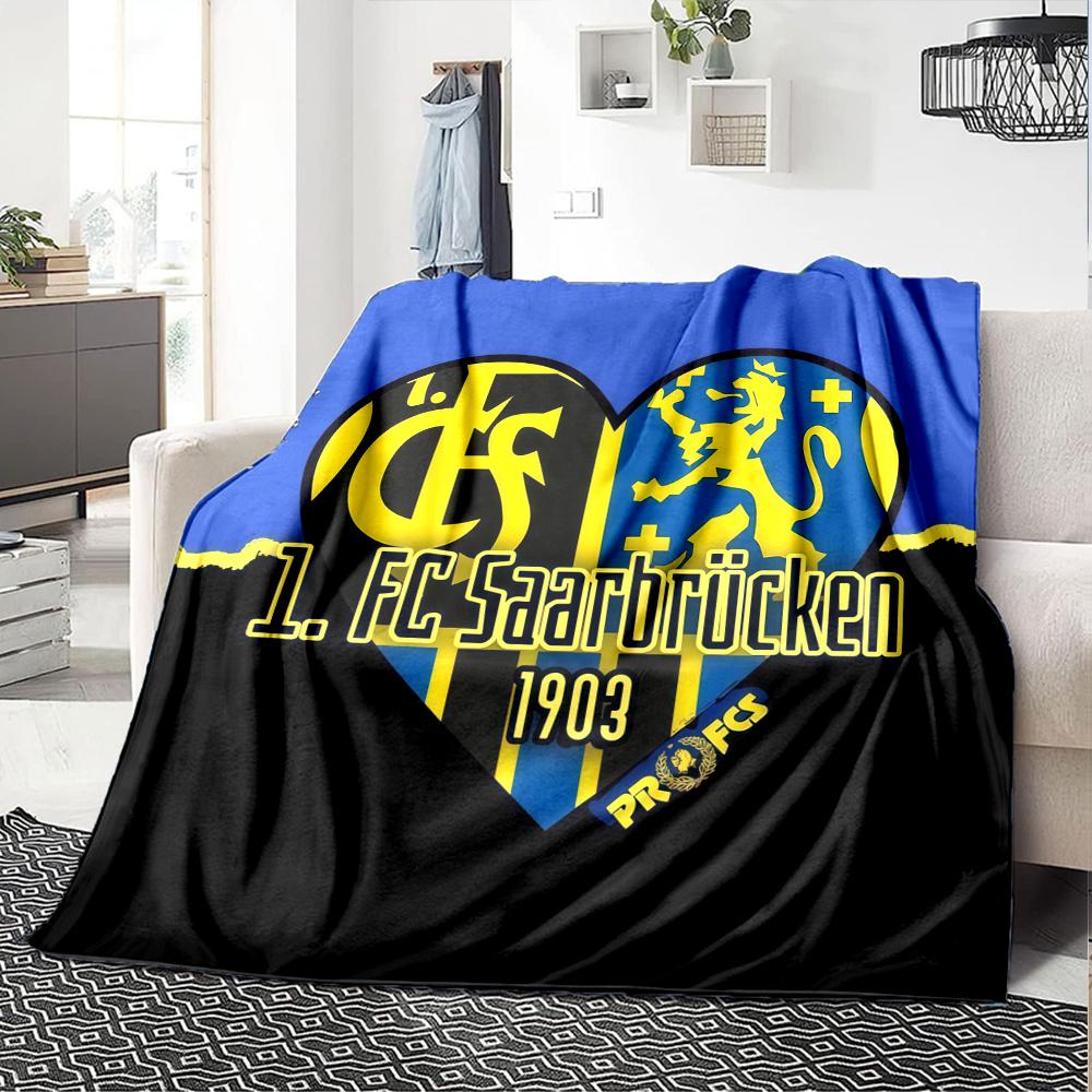 Fc Saarbrcken Blanket, High quality Comfortable for All Seasons, Home Decor, Warmth and Comfort