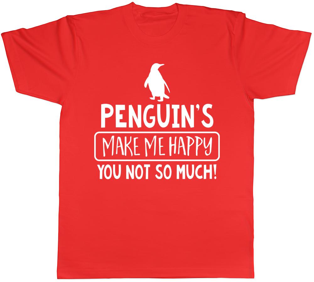 Penguin Make me Happy You Not So Much Mens Womens Ladies Unisex TShirt S