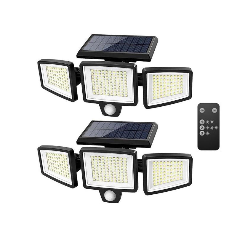 1Pc or 2pcs Hight Bright 2500lm Power LED Security Solar Garden Light With 270 Degree Wide Angle Detection