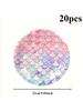 Mermaid Party Supplies Set with Plates Napkins Tablecloth Banner and Cupcake Toppers Perfect for Birthday Party Decorations
