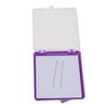 Magnetic Sewing Needle Case Transparent Cover Knitting Pin   Plastic Storage Box with 2 Needles