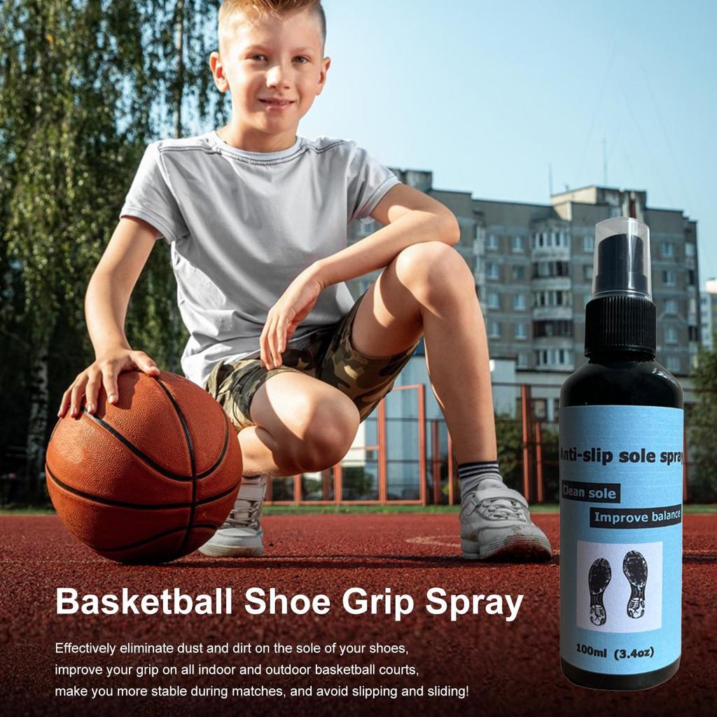 100ml Grip Spray For Basketball Shoes Anti-Slip Sole Spray Basketball Shoe Sole Spray Sole Enhancer Protect Soles