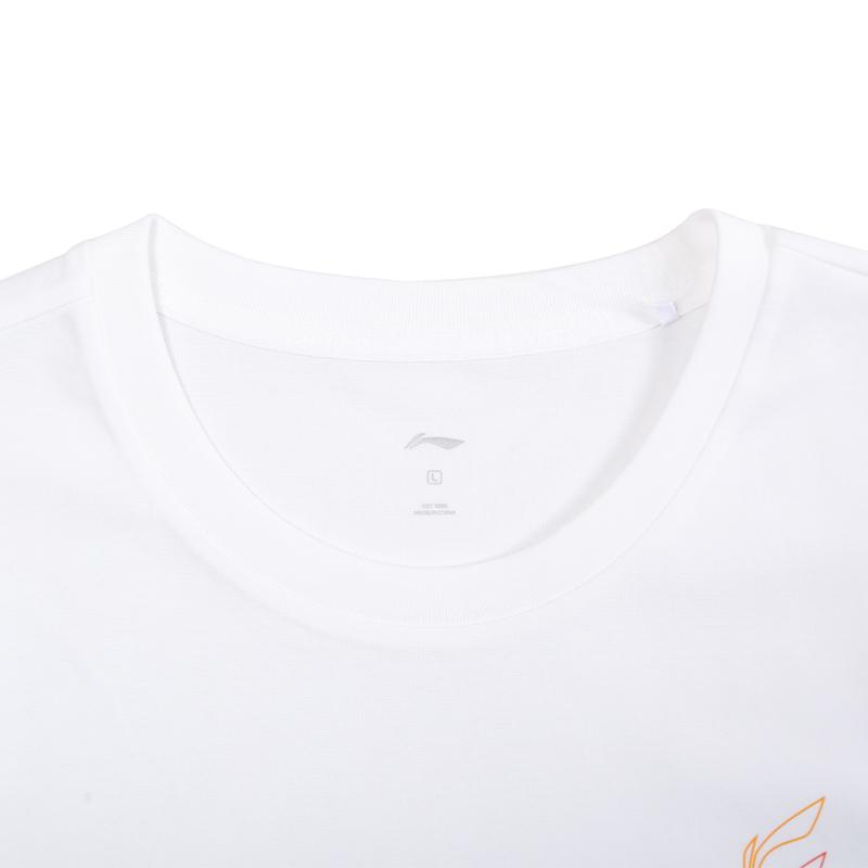 Li-Ning Breathable Trendy Versatile Round Neck Cultural T-Shirt Men Tops ATSV699-2