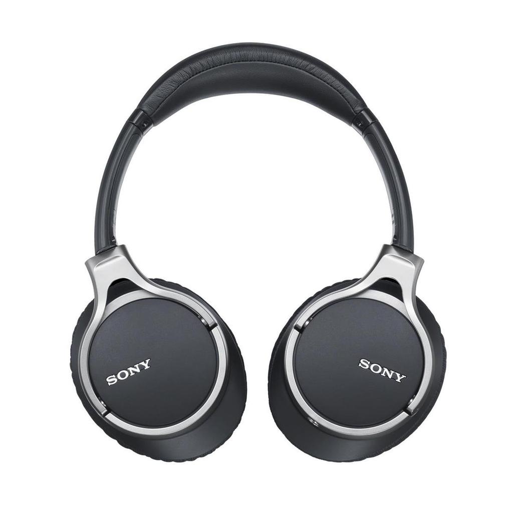 Sony MDR-10RB Closed-Back Headphones with Remote and Microphone, Black, High-Resolution Audio Compatible [Used]