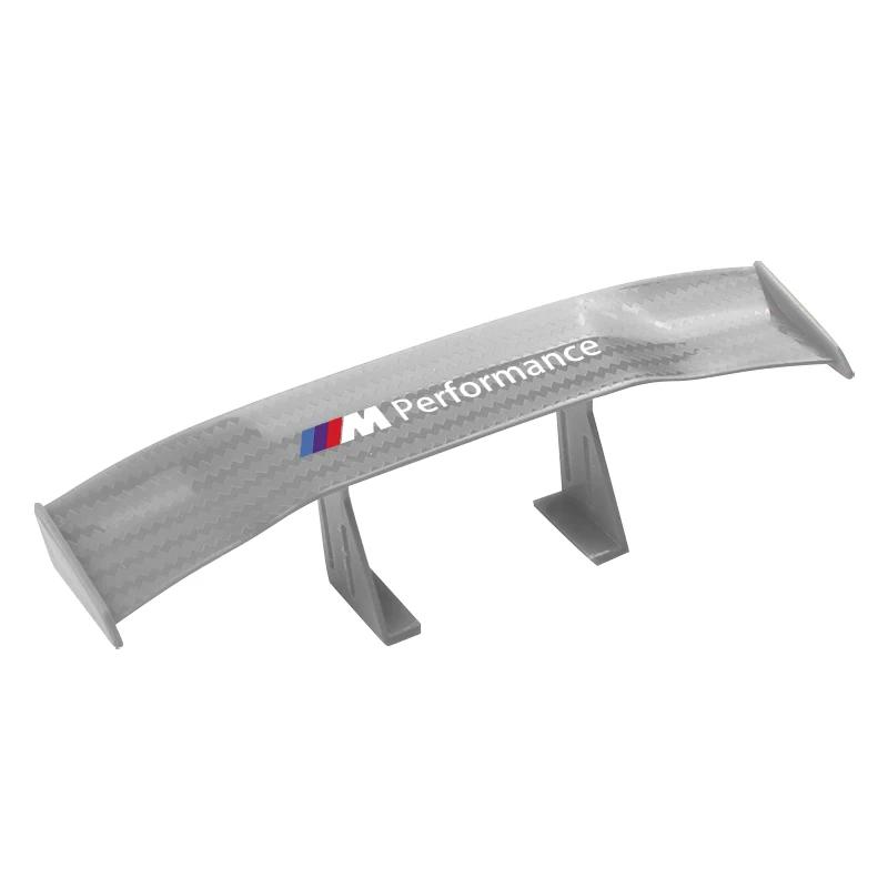 1pcs Carbon Fiber Car Mini Racing Rear Small Wing Spoiler For BMW X3 X5 M5 M3 E46 E90 E60 F10 E39 F30 E36 G30 E87 E70 E91 E30