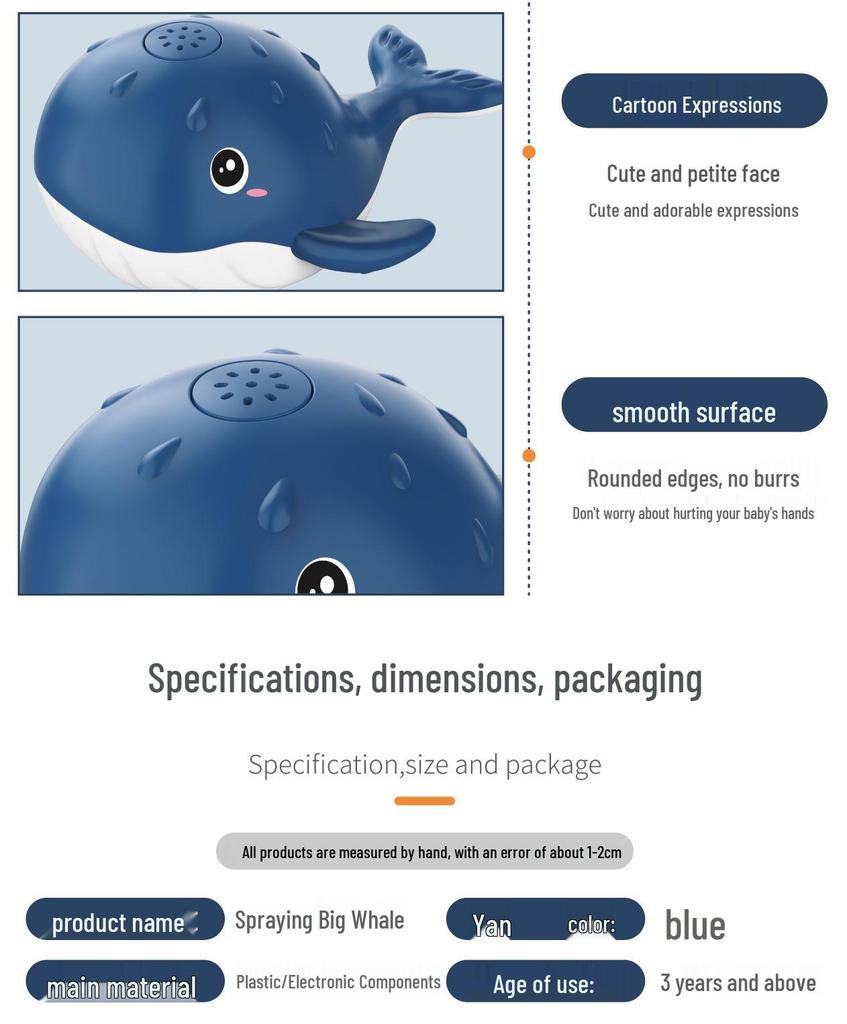 Electric Induction Bath Toys: Whale, Dolphin & Octopus Set for Kids