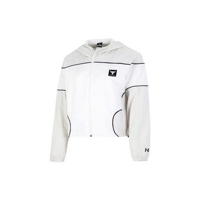 Pjt Rock Brahma Jacket Color Block Logo Hoodie Women Jacket White 1373592-112